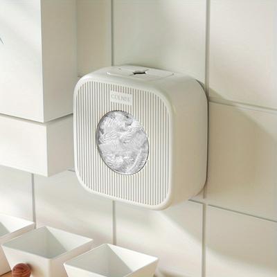 Wall Mounted Fresh Keeping Bag Storage Box Kitchen Disposable Food Cover Storage Container Fresh Cover Dispenser Box