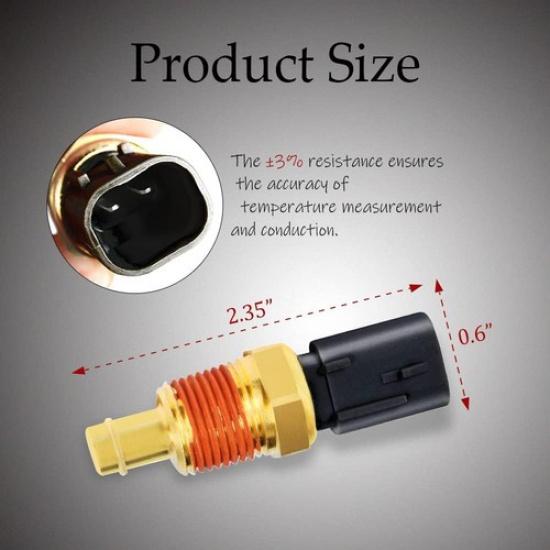 Coolant Temperature Sensor, Water Temperature Sensor 5149077AB Compatible Wit
