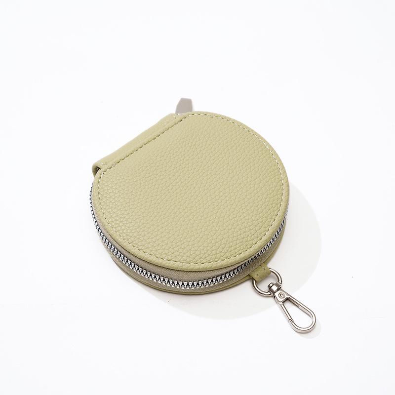 Korean Style Women's Multifunctional Coin Purse & Key Ring - Cute Round Pouch 2025
