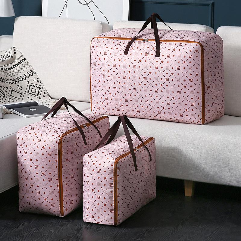 Large Capacity Oxford Cloth Cotton Quilt Storage Bag Clothes Dust-proof Sorting Moving Packing