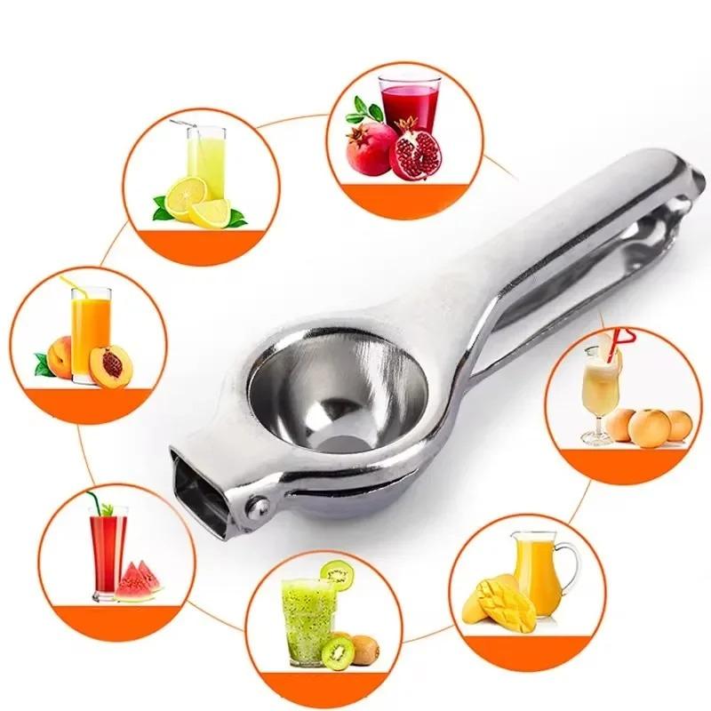 Lemon Squeezers Juicer Manual Press Stainless Steel Lime Citrus Fruit Extractor