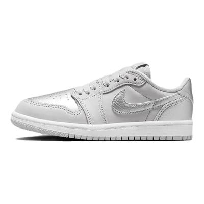 Zapatillas para Niños Air 1 Retro Low OG PS Plata Metálico Gris Gris Neutro Blanco FQ5436-002