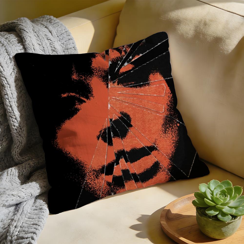 Cushion Cover Singer LLady Gaga Mayhem Washed Linen Soft Breathable Decorative Case For Sofa Home Pillow cover