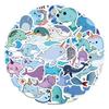 60 Cartoon Narwhal Graffiti Stickers: Cute Animal Designs for Water Bottles & Phones