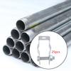 25Pcs Conduit Hangers with Nuts and Bolt Metal Threaded Rods Pipe Hanger Tube Hook Fixing Hardware Accessories