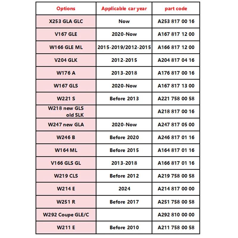 Autoaufkleber 2025 Für Benz 9cm ABS Auto Heckaufkleber Kofferraumemblem Aufkleber Für Mercedes Benz S320 W164 W203 W204 W168 C180 E320 A200