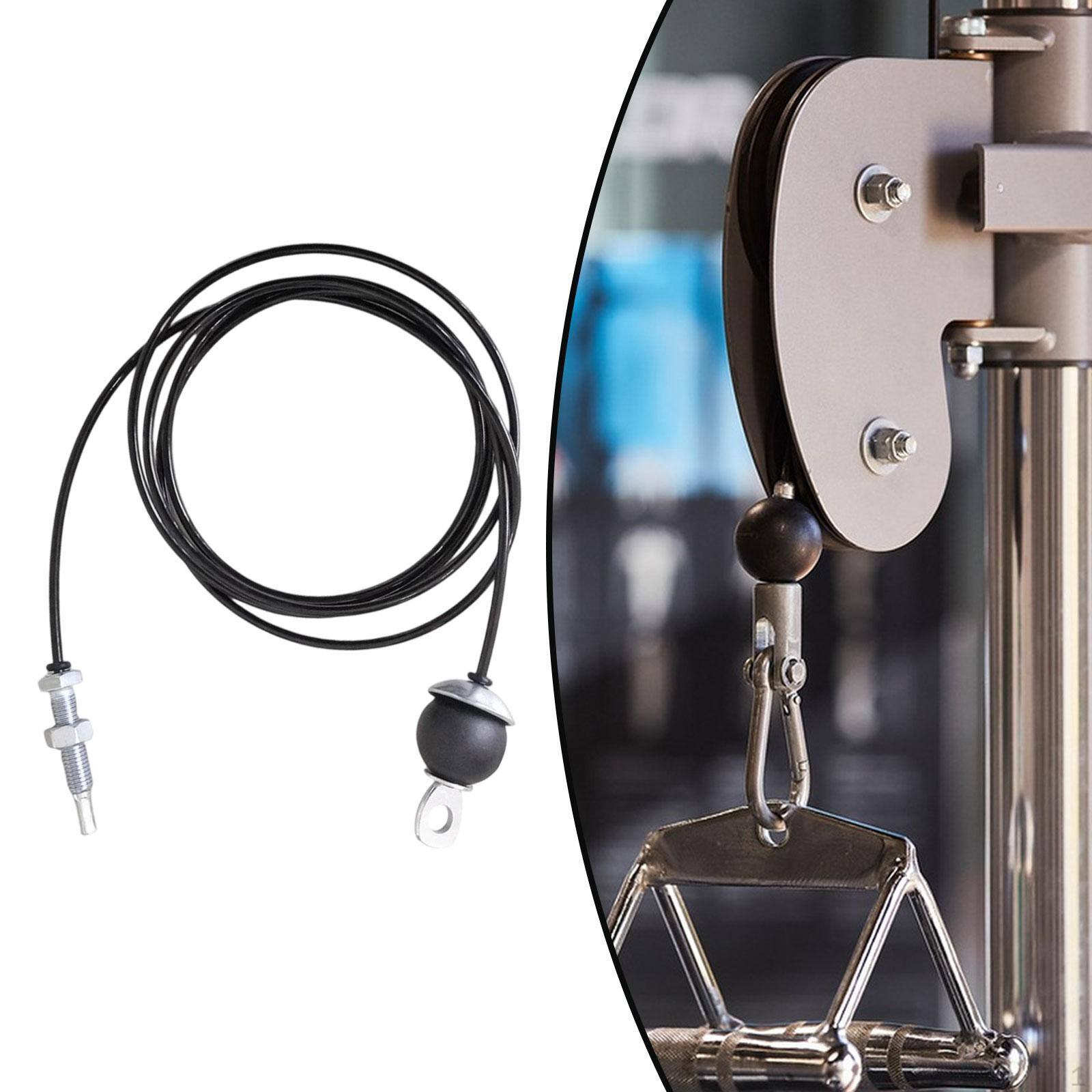 

Трос для тренажера, фитнес-блок, для дома, система стальных тросов, насадка 2.5M