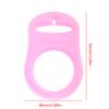 Baby Dummy Holder Clip Adapter Silicone Baby Toddler Accessories Solid Color Clips Adapter 48*32mm