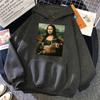 T Shirts Mona Lisa Hugging Cat Kawaii hoodie