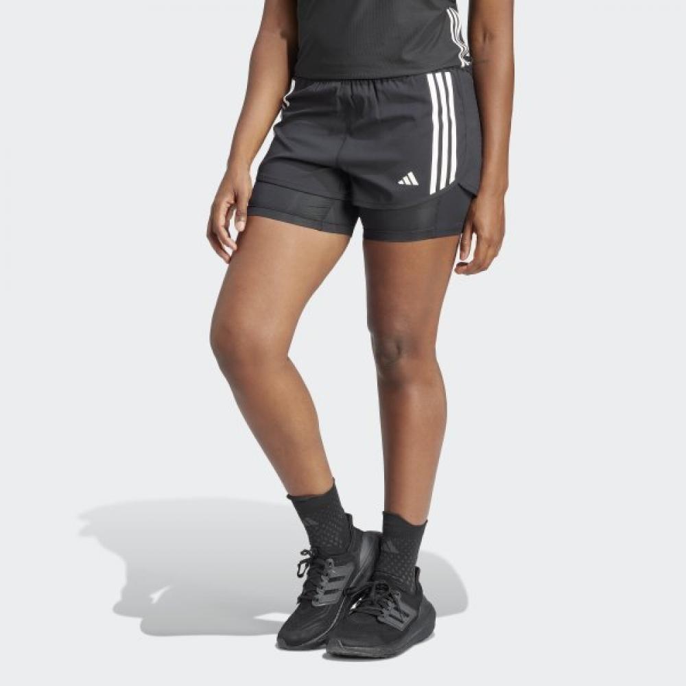 

AdidaS Women S Ownderrun 3S Twin One ShortS Enhance Performance Every Day AXS