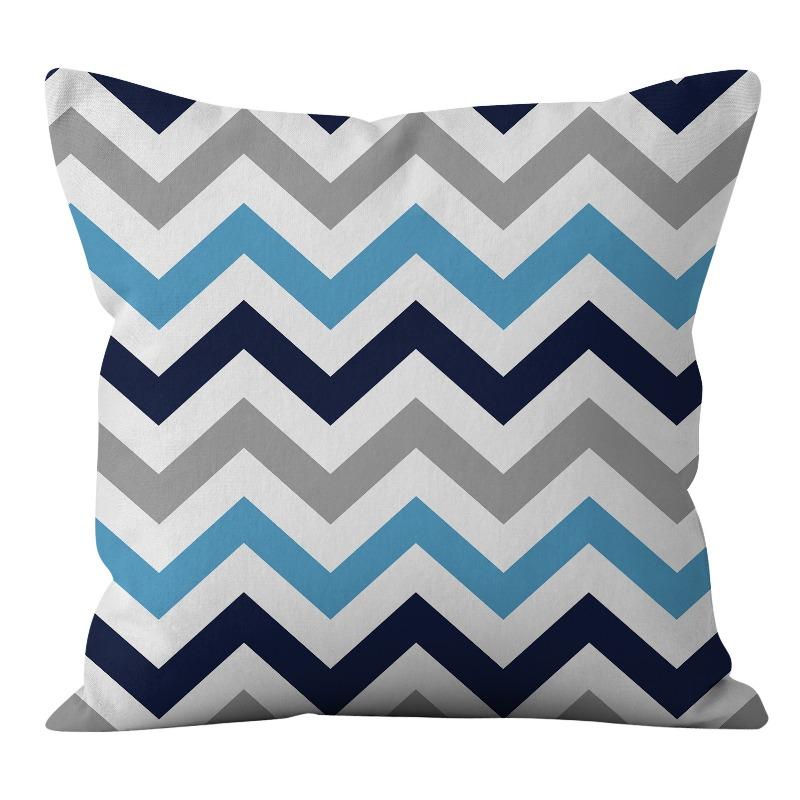 Personalized Fashionable Geometric Abstract Short Plush Pillowcase Home Cushion Cushion Cover