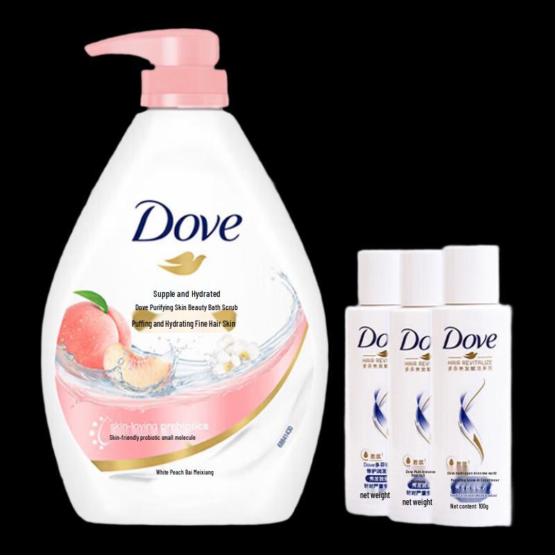 Dove Elastic & Hydrating Shower Gel with Essence Bundle