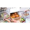 Stainless Steel Food Lunch Box Leakproof Buckle Sealed Picnic Box  Household