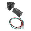 DC12 24V Turn Signal Rocker Switch with Flasher Green LED for ATV UTV RV Vehicle Off Road Pickup Tractor Boat Motorcycle