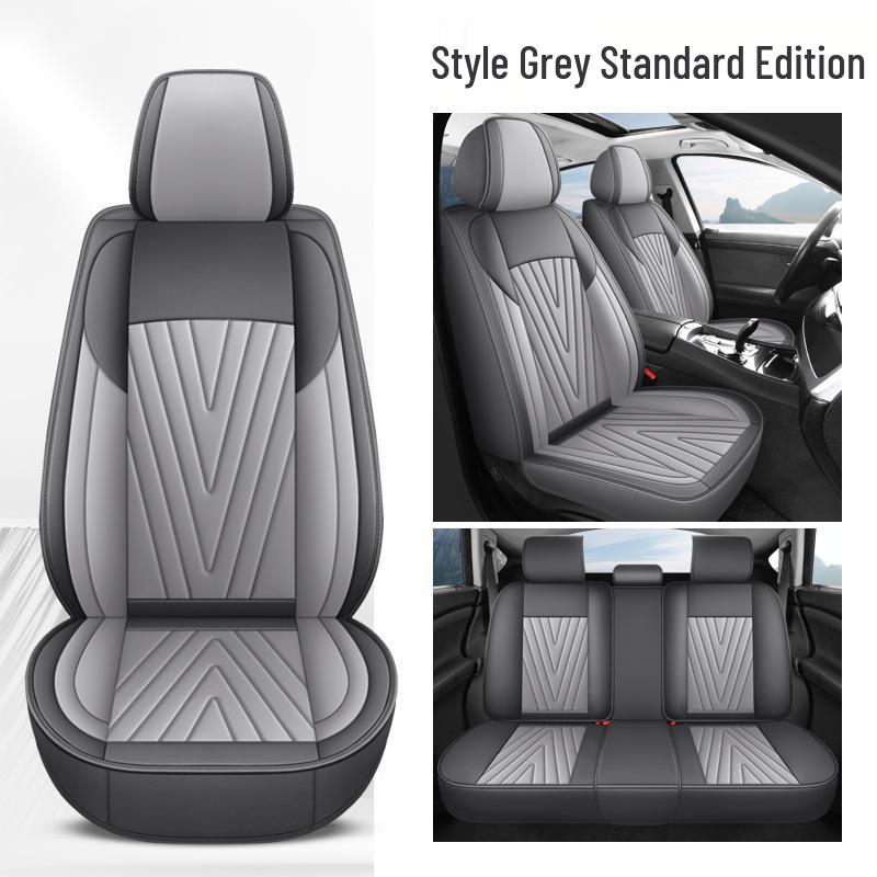 Universal All-Season Leather Car Seat Cover and Cushion
