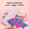 Mini Nail File Set: 100 Disposable, Double-Sided Buffing and Shaping Strips for Wearable Nails