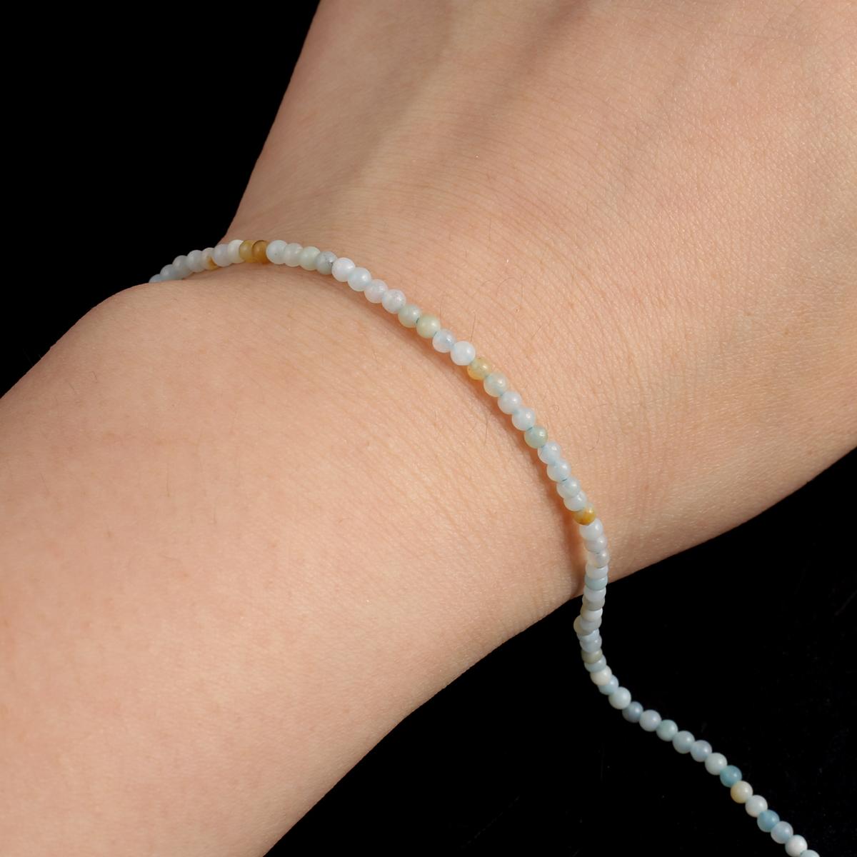 

Граненые бусины 2 мм из натурального камня амазонита, круглые изолирующие бусины для изготовления ювелирных изделий, ожерелье, браслет, серьги, аксессуар 2mm