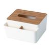 Tissue Box Cover PP Fiberboard Simple Fashionable Facial Paper Dispenser Box for Bedroom Living Room Kitchen