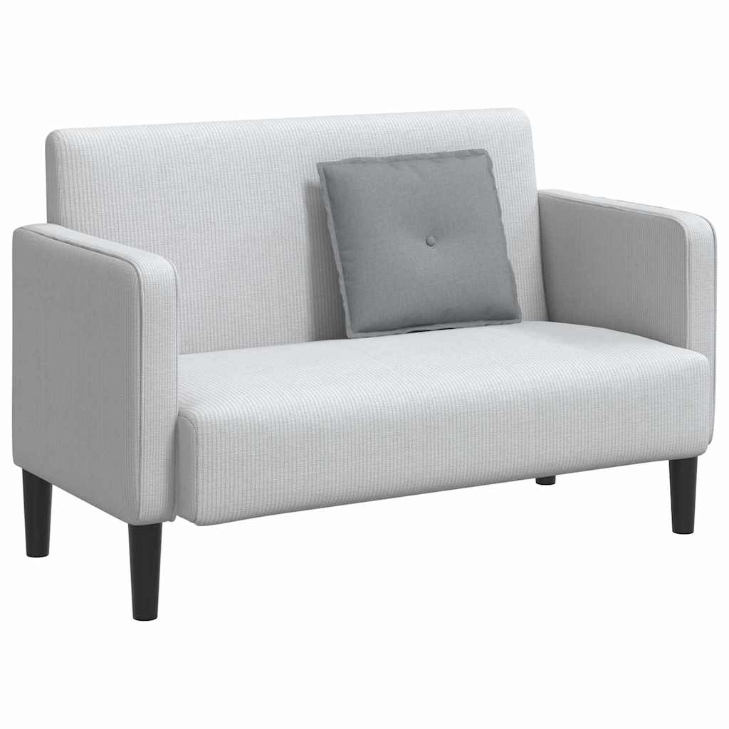 Back Cushion Light Grey 50 x 19 x 45 cm Fabric