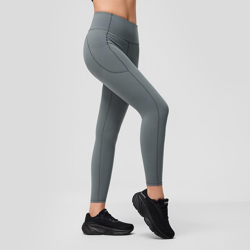 SAUCONY Solid Color Outdoor Casual Slim Fit Sports Long Pants Women Bottoms Cool-Iron-Gray SC1249008DY-GR06