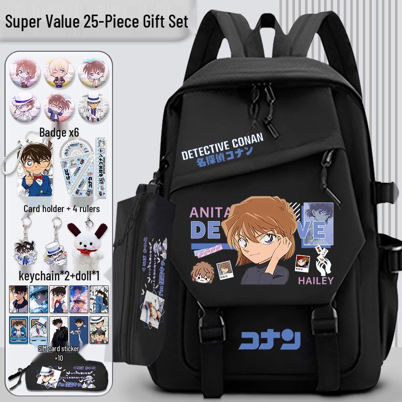 Detective Conan x Kaito Kid Large Capacity Backpack for Students