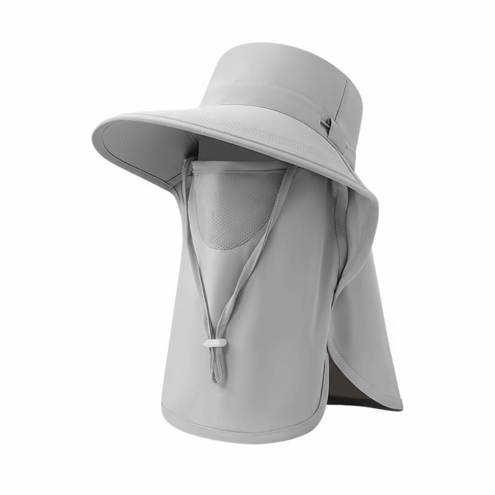 Outdoor Sunscreen Bucket Hat UV Protection Neck Flap Bucket Hat Breathable Fisherman Hat  Travel