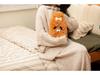 Cute Cartoon Monster PVC Hot Water Bag for Abdomen and Bed, Explosion-Proof