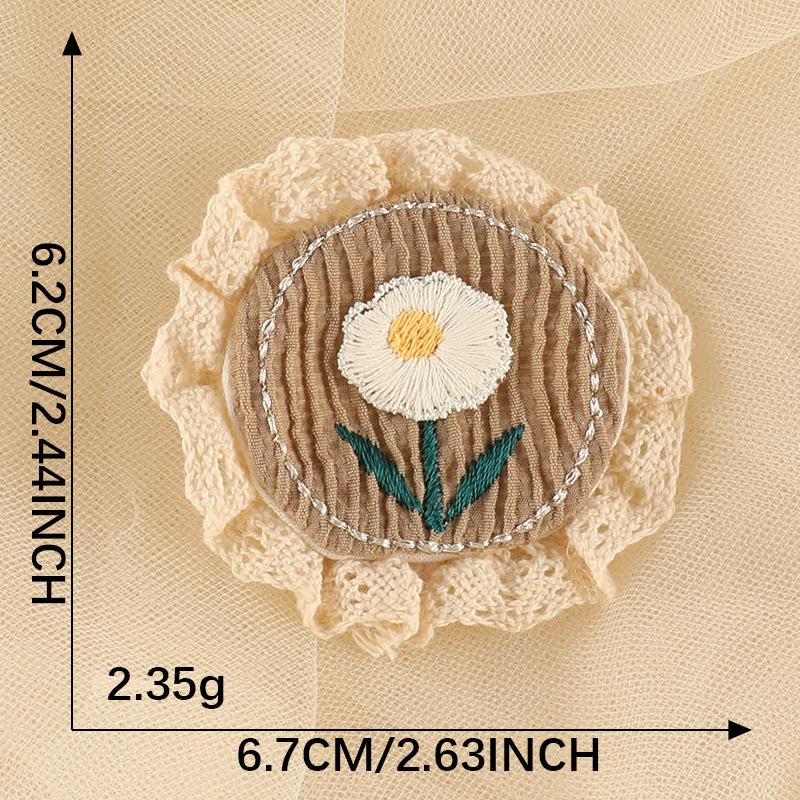 Computer Embroidery Label Clothing Accessories No Adhesive Accessories Patch Stickers Lace Flower Badge Label Embroidery Cloth Label Cloth Sticker