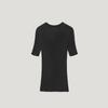OVV Washable Merino Wool Seamless Short-Sleeve Knit Top