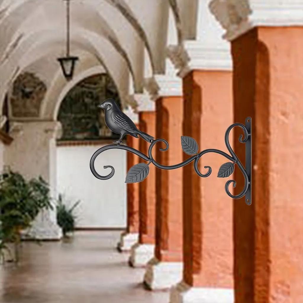 Wall Mounted Hanging Plant Bracket Easy To Install Indoor Outdoor Festival Decoration Suitable for Decorative Corridor Lights