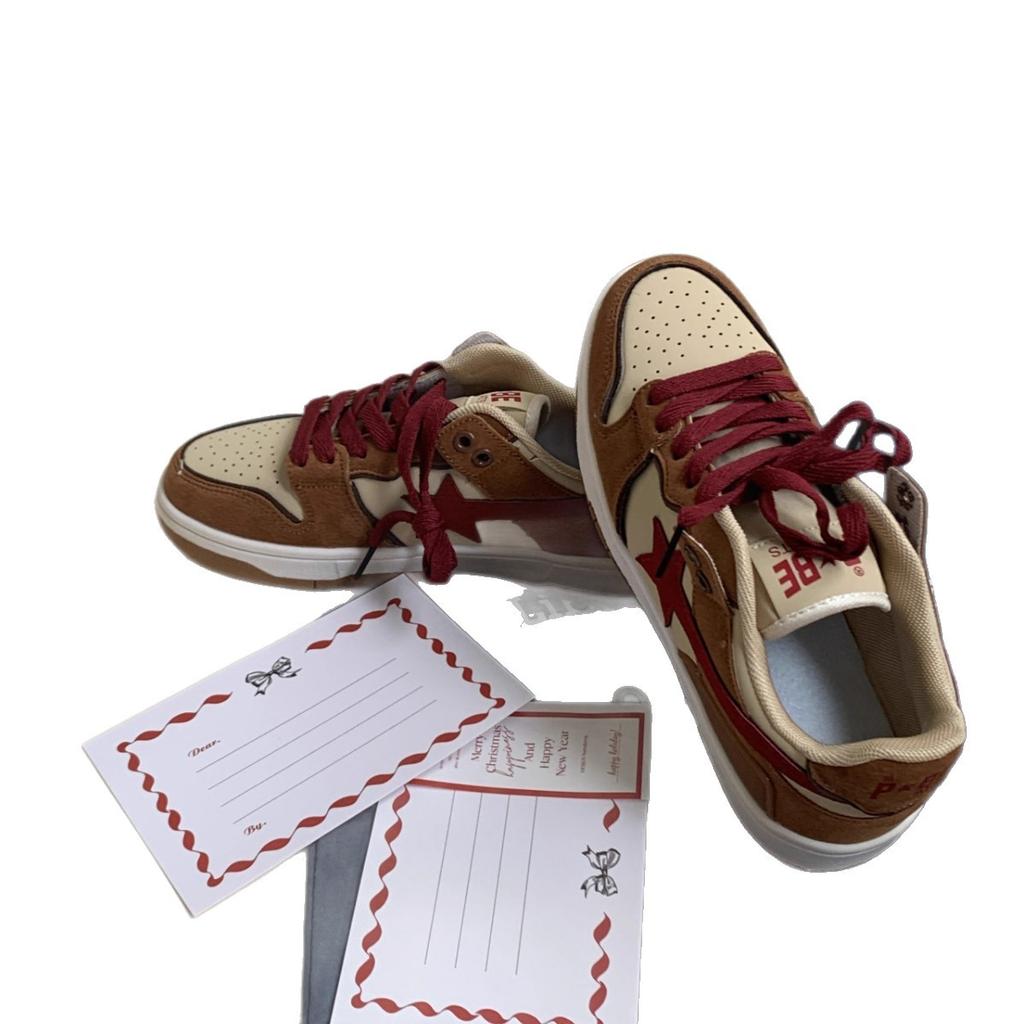 American high street board shoes women's 2025 autumn new 2025 direct sales contrasting color versatile sports retro trendy shoes