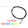 1550mm/1800mm/1900mm/2280mm Round Hole Head Throttle Cable Metal Black Cycling Riding Assembly For Manco ASW Go Kart Cart Buggy
