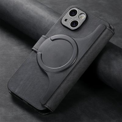 Husă de telefon din piele PU, cu slot pentru carduri, pentru iPhone 16 15 Pro Max 14 13 12 Pro 11, magnetică, antișoc, vintage, TPU, husă simplă pentru PC