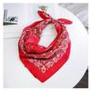 70cm Fashion Bandana Hair Scarf For Women Paisley Print Kerchief Silk Satin Head Scarfs Square Shawl Wraps Neck Scarves For Lady