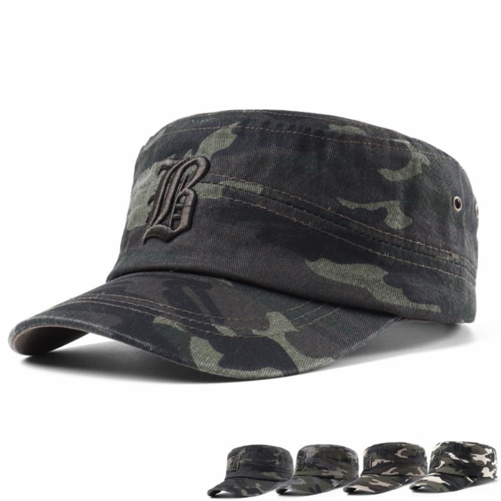 Verstellbare Baseballkappe Atmungsaktive Herren-Sonnenkappe Bequeme Camouflage-Kappe