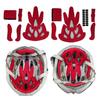 Helmet Padding Foam Kit Bike Helmet Pads Replacement Cushion Liner with Fly Block Net Chin Pad Sticker Pads
