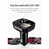 Car Mp3 Player Bluetooth 5.4 FM Transmitter Car Charger Adapter Dual USB Support TF Card & U Disk Hands-Free Call