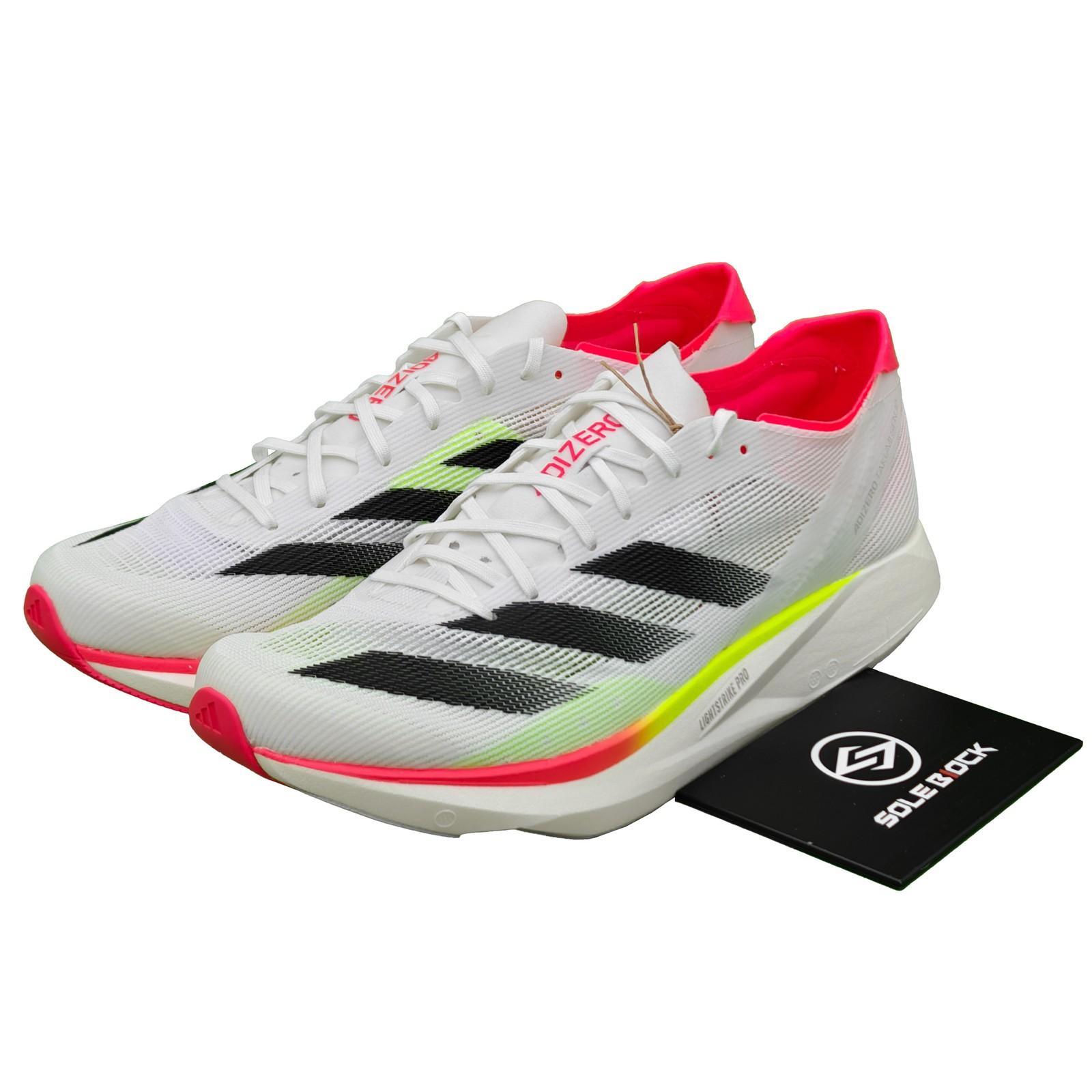 adidas Adizero Takumi Sen 10 White Black Lucid Red - IH5712 39