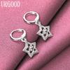 925 Sterling Silber AAA Zirkon Stern Ohrringe Hochzeitsschmuck