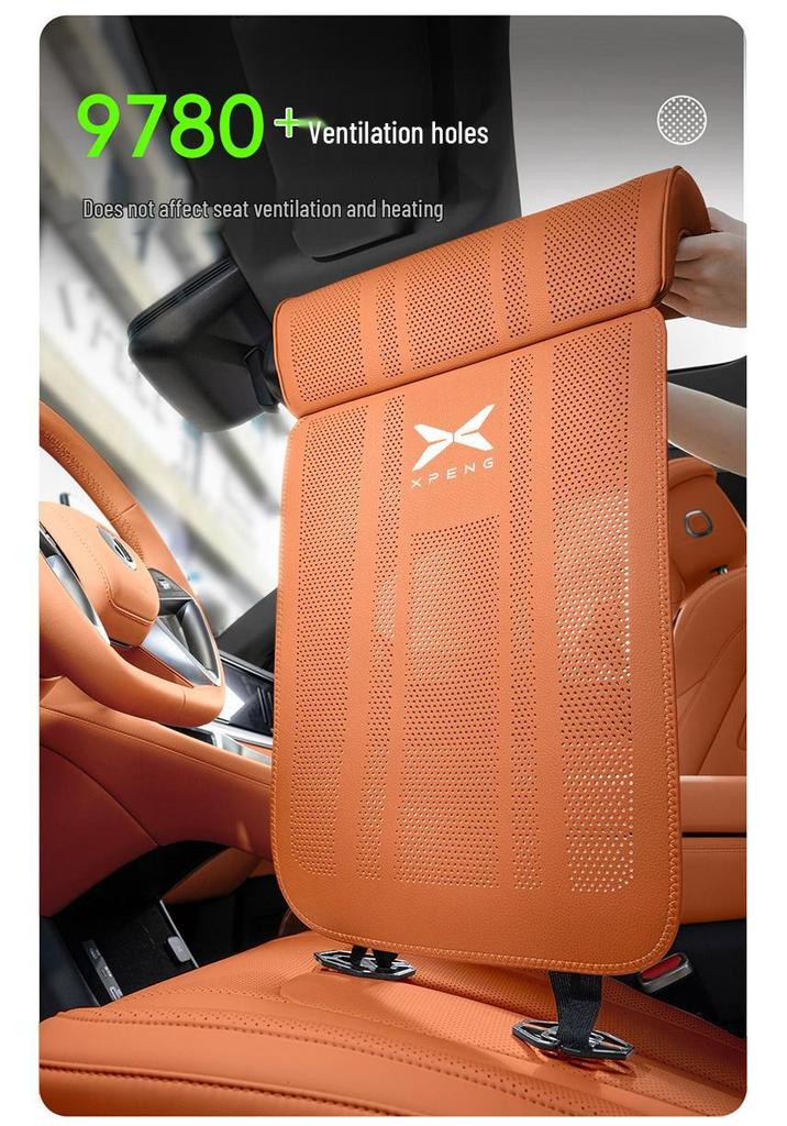 Xiaopeng Car Seat Cushion with Leg Rest Extension & Integrated Lumbar Support for P7/M03/Mona03/G9/X9/G6