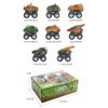(H0826)8PCS Animal Children Gift Toy Dinosaur Model Mini Toy Car Gift Pull Back Car Toy