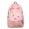 Korean small fresh schoolbag female college student simple small floral backpack lightweight large capacity high school backpack