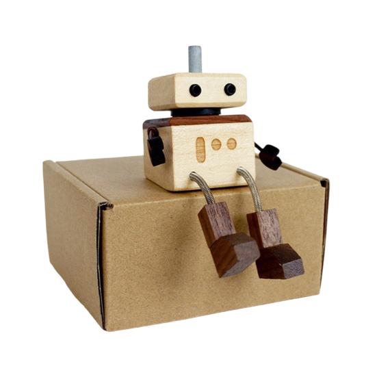 Car Aromatherapy with Essential Oil Easy to Install Man Figurine Handmade Shaking Feet Wooden Car Dashboard Decoration