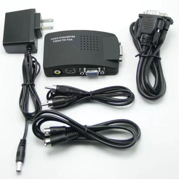AV to VGA/BNC Video Converter - RCA to Monitor Adapter