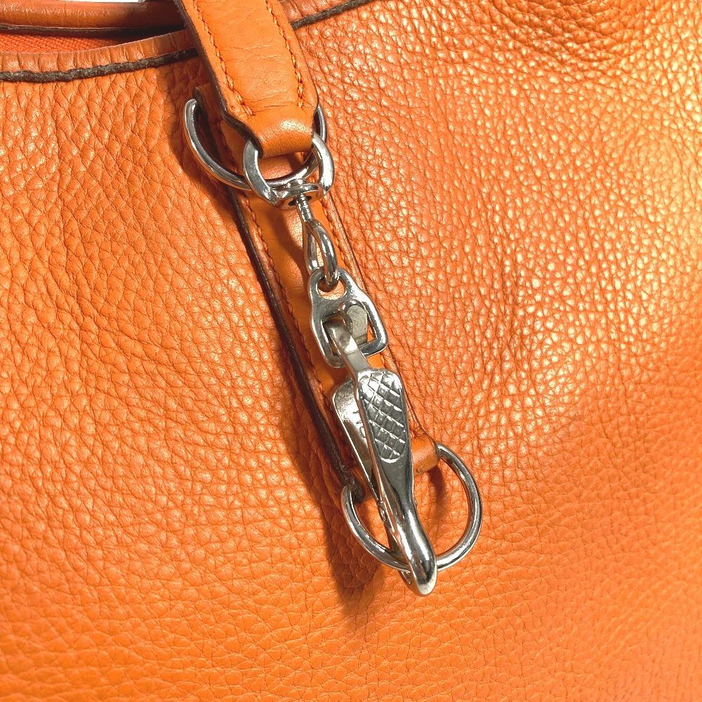 HERMES Trim 35 Trim 35 Pochette Crossbody bag Shoulder Bag Leather Orange