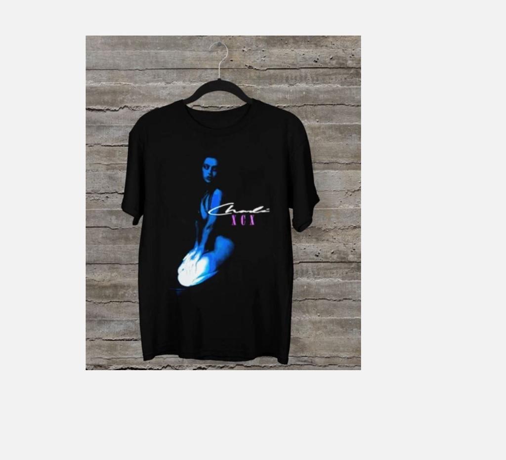 Rare CHARLI XCX Tour Short Sleeve Cotton Black All Size Unisex Shirt