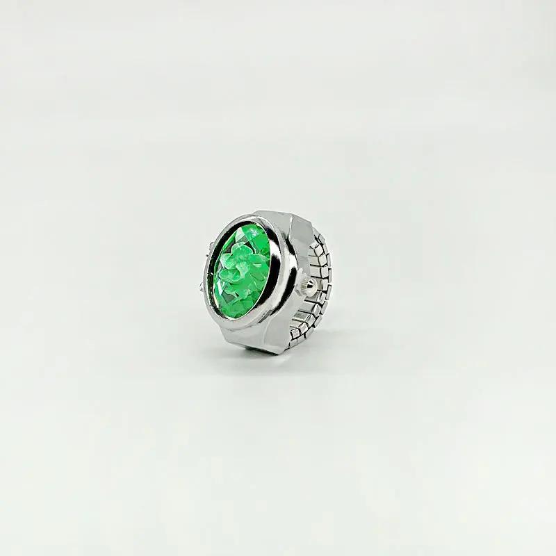 CLassic Clock Quartz Women Watch Ring Vintage Ellipse Oval Finger Watch Charm Jewelry