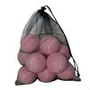 10 Pieces Tennis Balls with Storage Mesh Bag Workout for Pet Dog Adults Kids Yellow