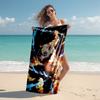 1pc Hashibira Inosuke Beach Towel, Comfortable and Thick, and Swimming/Bath/Picnic/Camping Towel, Suitable for Seaside Beaches