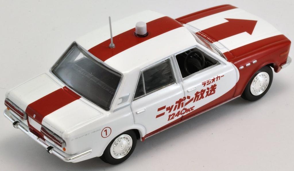 Tomica Limited Vintage LV-Ra03 Laurel 1800 Nippon Broadcasting System Nippon No. 1 (Finished Product)